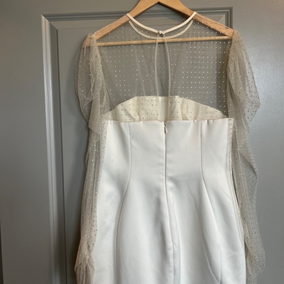 House of CB ‘Nikola’ Ivory Crystal Dress - Picture 4 of 5